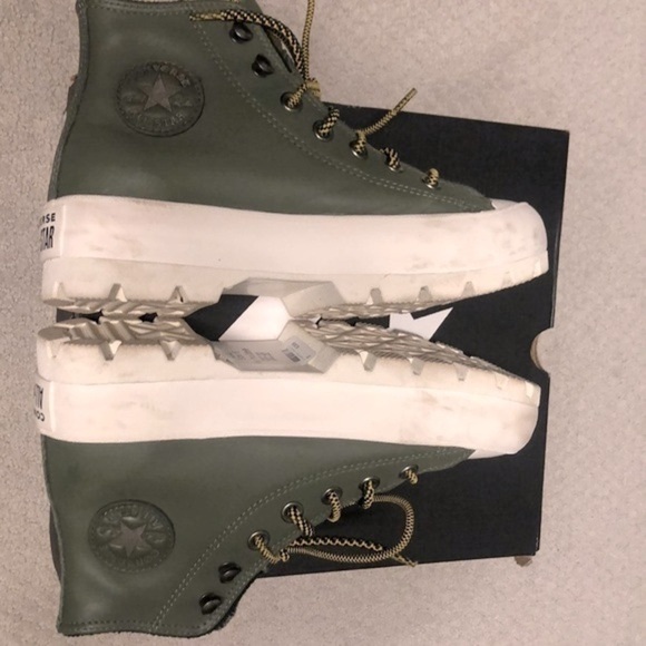 Converse Chuck Taylor‎ leather sneaker boot 6 - Picture 1 of 8